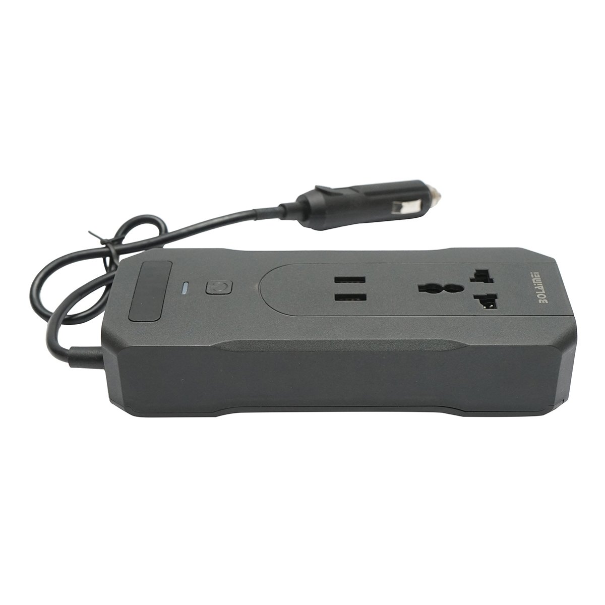 Invertor tensiune 12V-220V 200W, display digital LED, unda sinusoidala modificata, port USB, USB-C, iesire AC pentru laptop, telefon, frigider auto